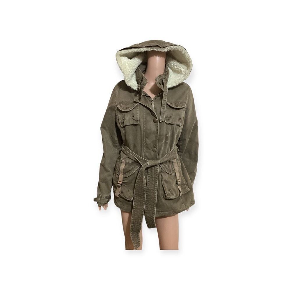 BKE Corduroy Hooded Coat XL Juniors